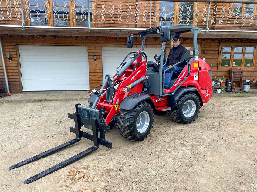 Hjullæsser Weidemann Hoftrac 1380P - Billede 2